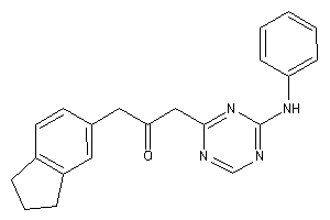 1-(4-anilino-s-triazin-2-yl)-3-indan-5-yl-acetone