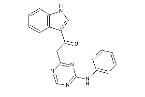 2-(4-anilino-s-triazin-2-yl)-1-(1H-indol-3-yl)ethanone