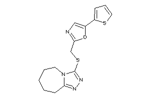 2-[(6,7,8,9-tetrahydro-5H-[1,2,4]triazolo[4,3-a]azepin-3-ylthio)methyl]-5-(2-thienyl)oxazole