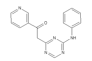 2-(4-anilino-s-triazin-2-yl)-1-(3-pyridyl)ethanone