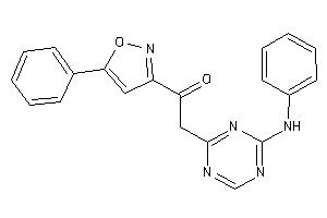 2-(4-anilino-s-triazin-2-yl)-1-(5-phenylisoxazol-3-yl)ethanone