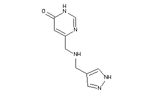 4-[(1H-pyrazol-4-ylmethylamino)methyl]-1H-pyrimidin-6-one