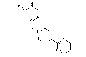 4-[[4-(2-pyrimidyl)piperazino]methyl]-1H-pyrimidin-6-one