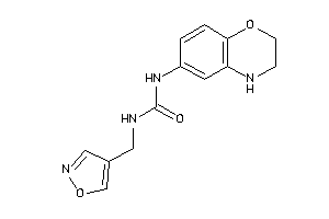 1-(3,4-dihydro-2H-1,4-benzoxazin-6-yl)-3-(isoxazol-4-ylmethyl)urea