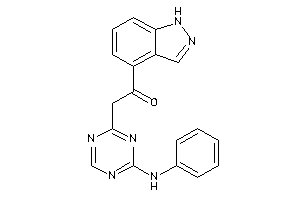 2-(4-anilino-s-triazin-2-yl)-1-(1H-indazol-4-yl)ethanone