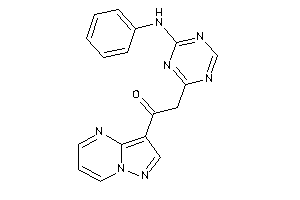 2-(4-anilino-s-triazin-2-yl)-1-pyrazolo[1,5-a]pyrimidin-3-yl-ethanone