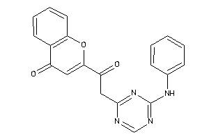 2-[2-(4-anilino-s-triazin-2-yl)acetyl]chromone