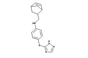 5-bicyclo[2.2.1]hept-2-enylmethyl-[4-(1H-1,2,4-triazol-5-ylthio)phenyl]amine