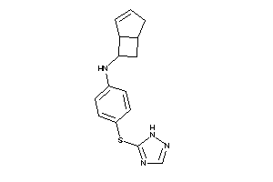 7-bicyclo[3.2.0]hept-2-enyl-[4-(1H-1,2,4-triazol-5-ylthio)phenyl]amine