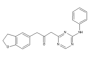 1-(4-anilino-s-triazin-2-yl)-3-coumaran-5-yl-acetone