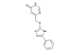 4-[[(5-phenyl-4H-1,2,4-triazol-3-yl)thio]methyl]-1H-pyrimidin-6-one