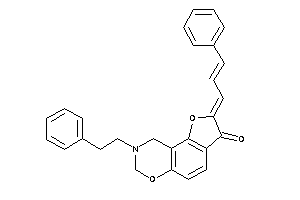 Image of 2-cinnamylidene-8-phenethyl-7,9-dihydrofuro[2,3-f][1,3]benzoxazin-3-one
