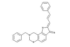 Image of 8-benzyl-2-cinnamylidene-7,9-dihydrofuro[2,3-f][1,3]benzoxazin-3-one