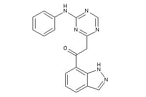 2-(4-anilino-s-triazin-2-yl)-1-(1H-indazol-7-yl)ethanone