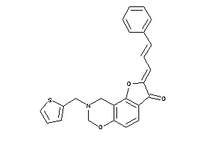 2-cinnamylidene-8-(2-thenyl)-7,9-dihydrofuro[2,3-f][1,3]benzoxazin-3-one