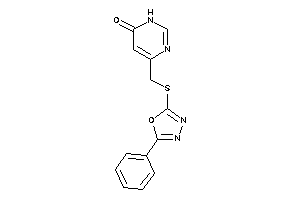 4-[[(5-phenyl-1,3,4-oxadiazol-2-yl)thio]methyl]-1H-pyrimidin-6-one