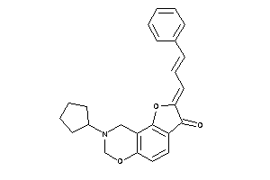 2-cinnamylidene-8-cyclopentyl-7,9-dihydrofuro[2,3-f][1,3]benzoxazin-3-one