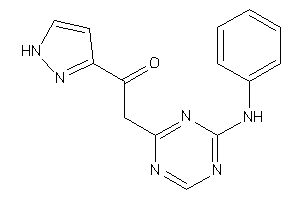 2-(4-anilino-s-triazin-2-yl)-1-(1H-pyrazol-3-yl)ethanone