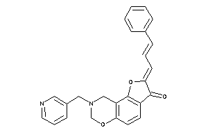 Image of 2-cinnamylidene-8-(3-pyridylmethyl)-7,9-dihydrofuro[2,3-f][1,3]benzoxazin-3-one