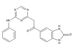 5-[2-(4-anilino-s-triazin-2-yl)acetyl]-1,3-dihydrobenzimidazol-2-one