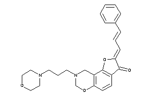 2-cinnamylidene-8-(3-morpholinopropyl)-7,9-dihydrofuro[2,3-f][1,3]benzoxazin-3-one
