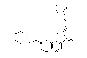 2-cinnamylidene-8-(2-morpholinoethyl)-7,9-dihydrofuro[2,3-f][1,3]benzoxazin-3-one