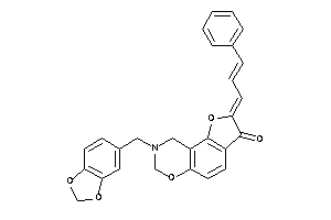 2-cinnamylidene-8-piperonyl-7,9-dihydrofuro[2,3-f][1,3]benzoxazin-3-one