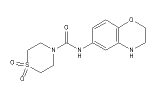 N-(3,4-dihydro-2H-1,4-benzoxazin-6-yl)-1,1-diketo-1,4-thiazinane-4-carboxamide