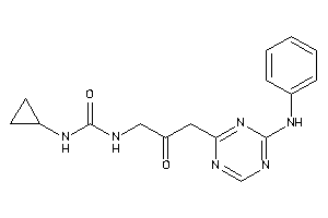 1-[3-(4-anilino-s-triazin-2-yl)-2-keto-propyl]-3-cyclopropyl-urea