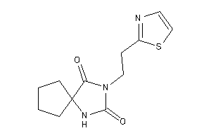 Image of 3-(2-thiazol-2-ylethyl)-1,3-diazaspiro[4.4]nonane-2,4-quinone