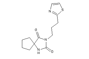 Image of 3-(3-thiazol-2-ylpropyl)-1,3-diazaspiro[4.4]nonane-2,4-quinone