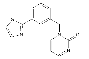 1-(3-thiazol-2-ylbenzyl)pyrimidin-2-one