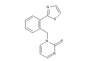 1-(2-thiazol-2-ylbenzyl)pyrimidin-2-one