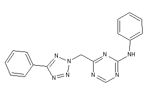 Phenyl-[4-[(5-phenyltetrazol-2-yl)methyl]-s-triazin-2-yl]amine