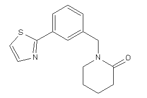 1-(3-thiazol-2-ylbenzyl)-2-piperidone