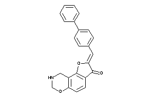 Image of 2-(4-phenylbenzylidene)-8,9-dihydro-7H-furo[2,3-f][1,3]benzoxazin-3-one