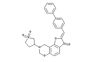 8-(1,1-diketothiolan-3-yl)-2-(4-phenylbenzylidene)-7,9-dihydrofuro[2,3-f][1,3]benzoxazin-3-one