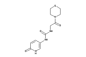 1-(6-keto-1H-pyridin-3-yl)-3-(2-keto-2-thiomorpholino-ethyl)urea