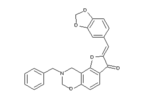 8-benzyl-2-piperonylidene-7,9-dihydrofuro[2,3-f][1,3]benzoxazin-3-one