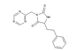 5-phenethyl-3-(s-triazin-2-ylmethyl)hydantoin