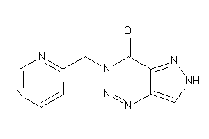 Image of 3-(4-pyrimidylmethyl)-6H-pyrazolo[4,3-d]triazin-4-one