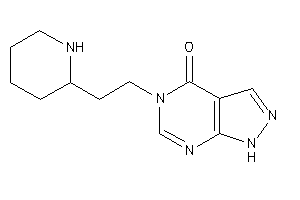 5-[2-(2-piperidyl)ethyl]-1H-pyrazolo[3,4-d]pyrimidin-4-one