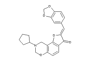 8-cyclopentyl-2-piperonylidene-7,9-dihydrofuro[2,3-f][1,3]benzoxazin-3-one