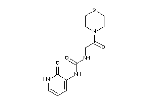 1-(2-keto-1H-pyridin-3-yl)-3-(2-keto-2-thiomorpholino-ethyl)urea