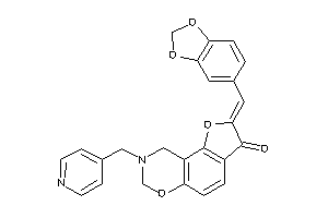 2-piperonylidene-8-(4-pyridylmethyl)-7,9-dihydrofuro[2,3-f][1,3]benzoxazin-3-one