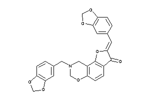 8-piperonyl-2-piperonylidene-7,9-dihydrofuro[2,3-f][1,3]benzoxazin-3-one