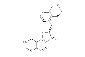 Image of 2-(4H-1,3-benzodioxin-8-ylmethylene)-8,9-dihydro-7H-furo[2,3-f][1,3]benzoxazin-3-one