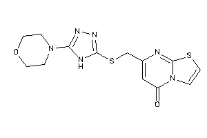 7-[[(5-morpholino-4H-1,2,4-triazol-3-yl)thio]methyl]thiazolo[3,2-a]pyrimidin-5-one