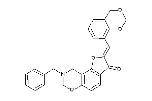 2-(4H-1,3-benzodioxin-8-ylmethylene)-8-benzyl-7,9-dihydrofuro[2,3-f][1,3]benzoxazin-3-one