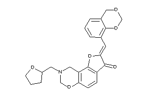 2-(4H-1,3-benzodioxin-8-ylmethylene)-8-(tetrahydrofurfuryl)-7,9-dihydrofuro[2,3-f][1,3]benzoxazin-3-one
